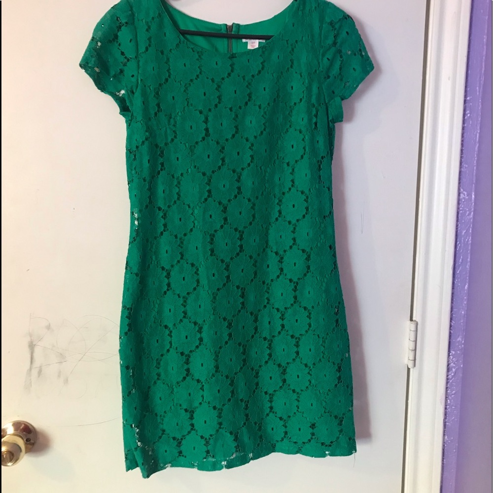elegant green dress